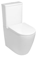 Sapho Turku WC Pot Voor Duoblok Toilet Vortex Rimless Verhoogde Zit 64x38 Cm Wit