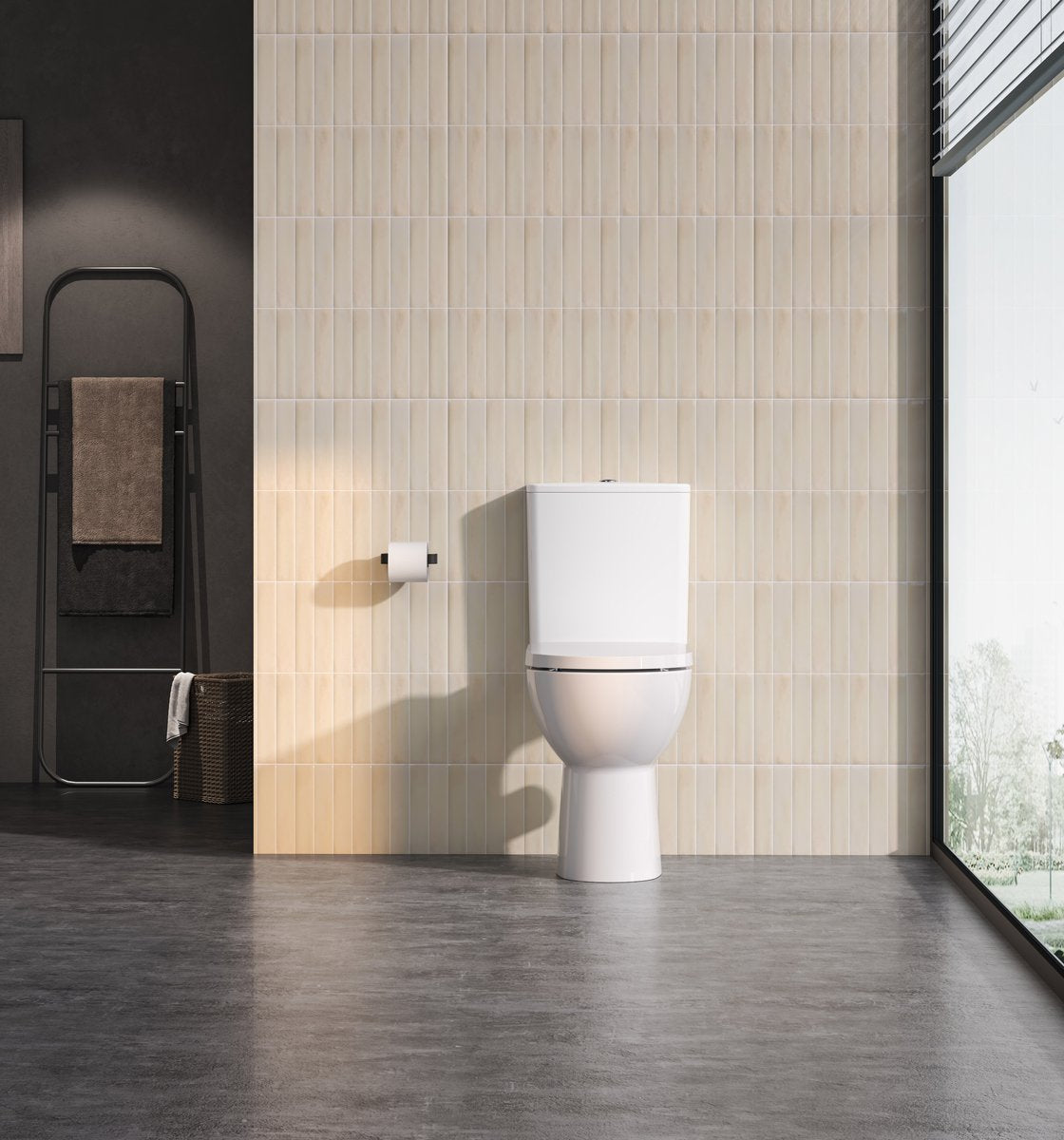 Sanivex Staand Toiletpot Rimless 36x63x45 cm Verhoogd Wit