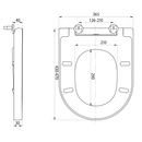 Toiletzitting Turku Softclose, Quick Release,Wit