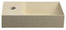 Piccolino Betonnen Toiletfontein 30,8 x 17 cm Kraan Links Beige Mat