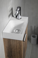 Kleine toiletfontein Piccolino Small 30,8x17x10cm Wit