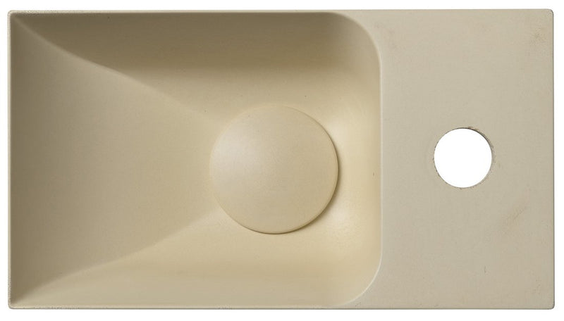 Kleine toiletfontein Piccolino Small 30,8x17x10cm Beige