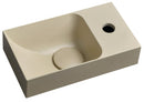 Piccolino Betonnen Toiletfontein 30,8 x 17 cm Kraan Rechts Beige Mat