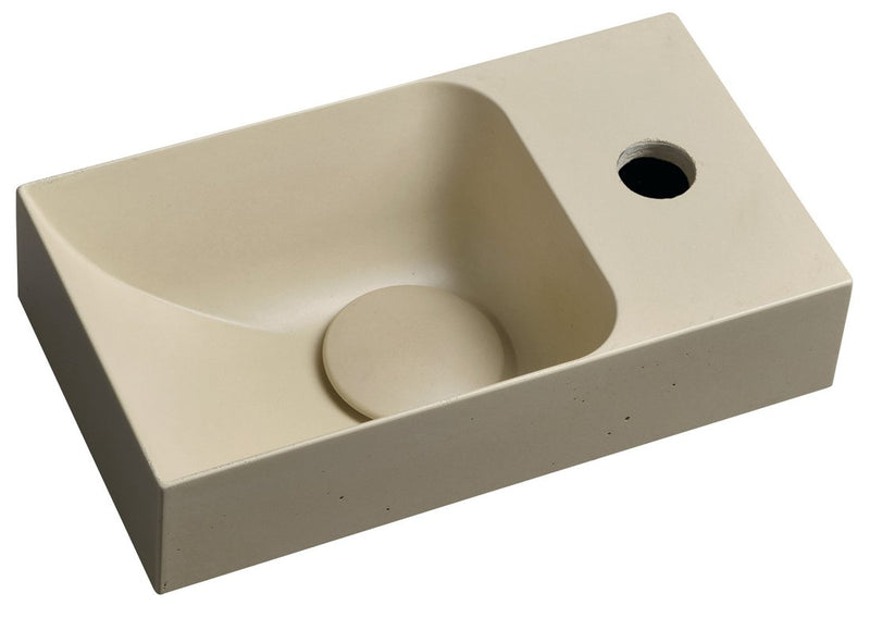 Kleine toiletfontein Piccolino Small 30,8x17x10cm Beige