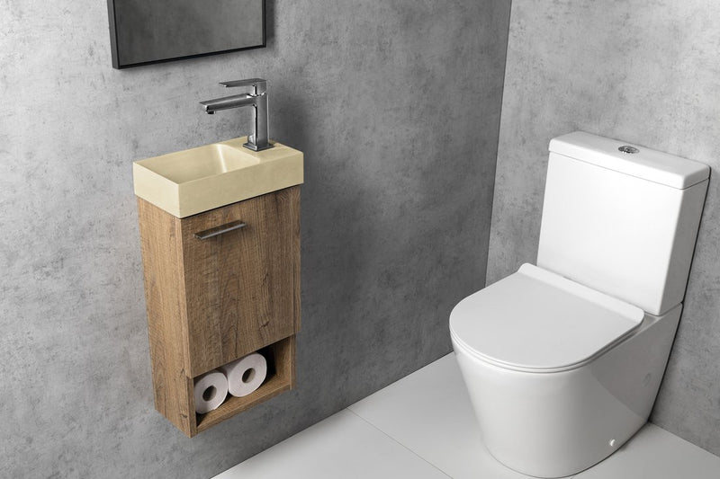 Kleine toiletfontein Piccolino Small 30,8x17x10cm Beige