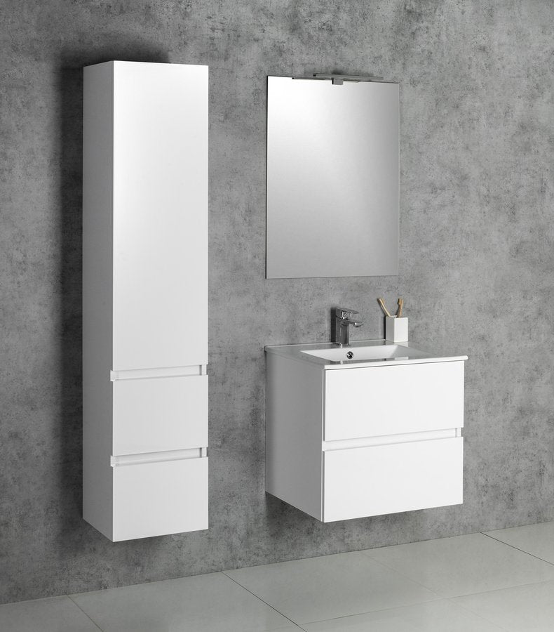 Badmeubel 70x46x55 Aqualine Paneda Wit