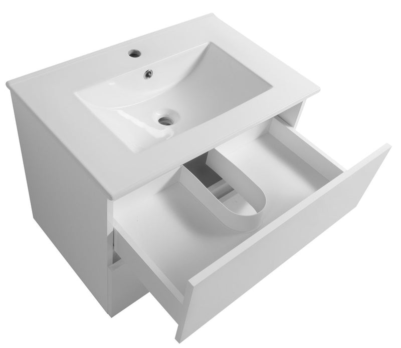 Badmeubel 70x46x55 Aqualine Paneda Wit