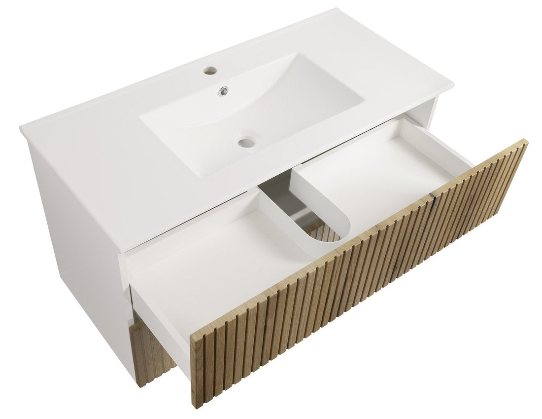 Badmeubel 100x46x55 Aqualine Paneda - Emporio Eiken