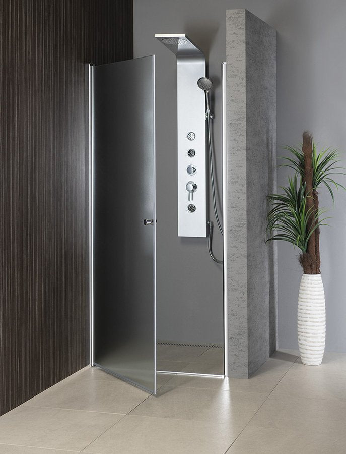 Douche nisdeur 80x190cm Aqualine Pilot L/R frosted glas