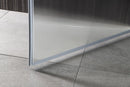 Douche nisdeur 80x190cm Aqualine Pilot L/R frosted glas