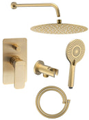 Inbouw Douchekraan Spy, 2 Wegen, Geborsteld Goud