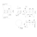 Inbouw Doucheset Spy, 2 Weg, Geborsteld Goud