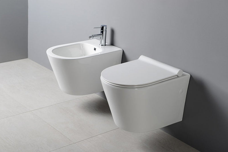Wandtoilet Paco 36x53cm Wit Randloos
