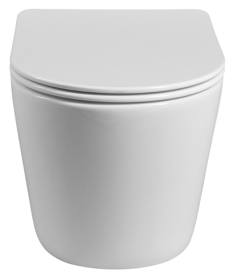 Wandtoilet Paco 36x53cm Wit Randloos