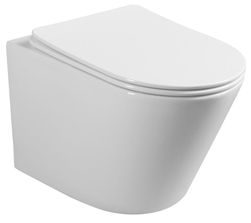 Wandtoilet Paco 36x53cm Wit Randloos