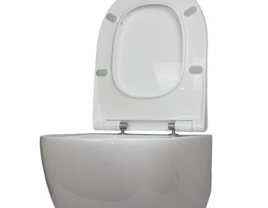 Randloos toilet met soft close toiletbril