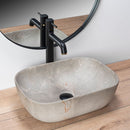 Opzetwastafel Rea Livia Ovaal Keramiek Beige