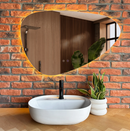 Opzetwastafel Rea Aura Ovaal Keramiek 50x36 Cm