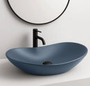 Opzetwastafel Rea Royal Ovaal Keramiek Blauw