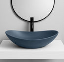 Opzetwastafel Rea Royal Ovaal Keramiek Blauw