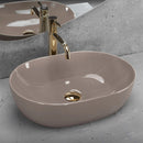 Opzetwastafel Rea Lisa Ovaal Keramiek Beige