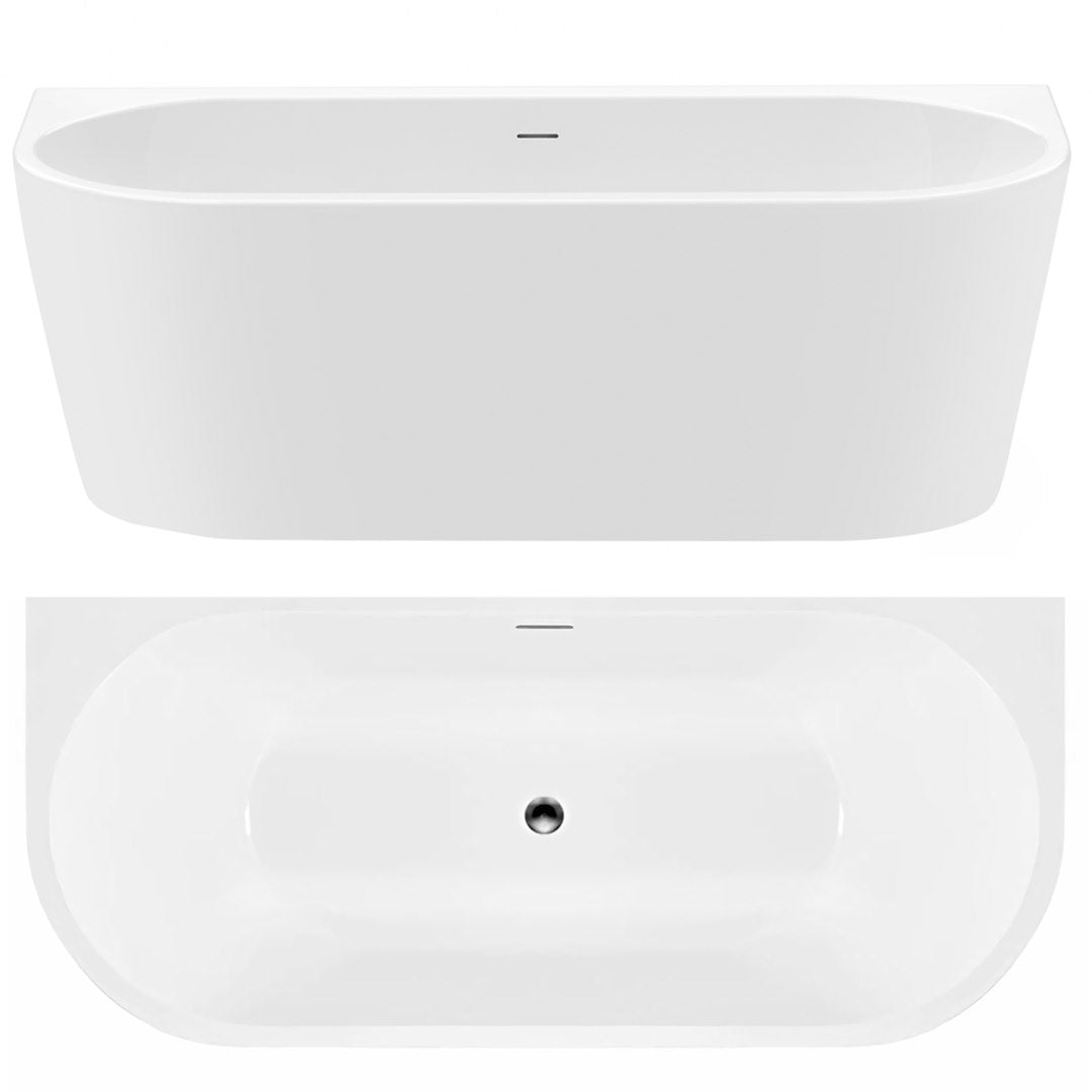 Rea Halfvrijstaand Bad Olimpia 150 x 75 x 58 cm