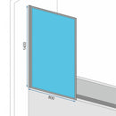 Vaststaand badscherm Elegant goud