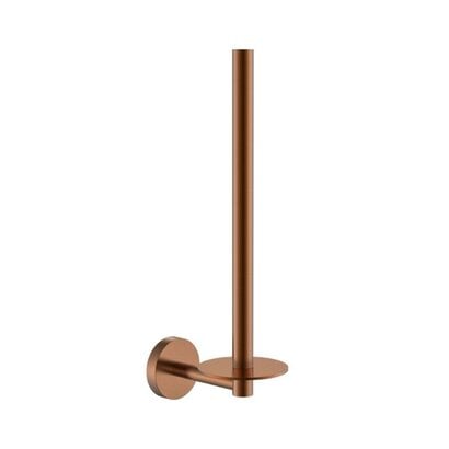 Luzi Reserve Wand Toiletrolhouder Rond - Brons