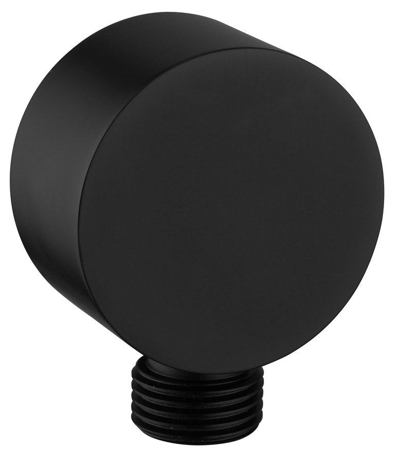 Sapho Wandaansluiting Ø 50 mm Mat Zwart