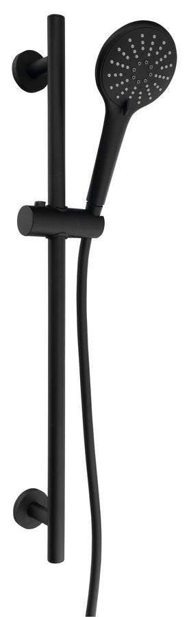 Sapho Glijstang met Handdoucheset 70 cm Mat Zwart