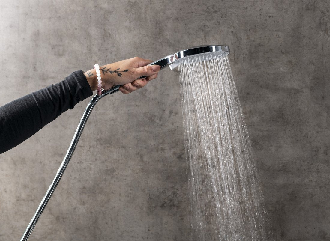 Sapho Massagehanddouche 3 standen met siliconennn sproeiers Ø 120 mm ABS Mat Goud