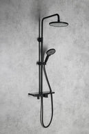 ARONA Doucheset Mat Zwart Inclusief Handdouche en Plancet