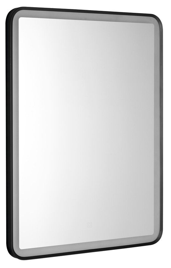 Swida Spiegel Met LED Verlichting 60x80 Cm Met Touch Sensor Mat Zwart