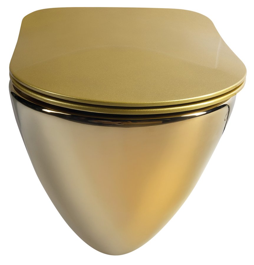 Wandtoilet Paula 35,5X50Cm Goud
