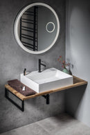 Sapho Opzetwastafel 60x45x15 Cm Gegoten Marmer Wit