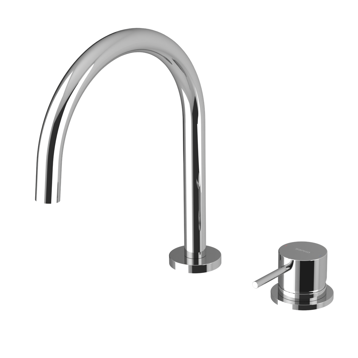 Sapho Ultramix 2-Gats Inbouw Wastafelkraan Chroom