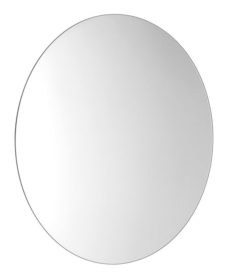 Velur Ronde Spiegel Met LED Verlichting 70 Cm