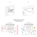 Wandcloset Veen Clean met Elektronisch Bidet Douche WC