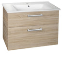 Sapho Vega Badmeubel 80x45x70 Cm Platin Eiken