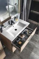 Sapho Vega Badmeubel 80x45x70 Cm Platin Eiken