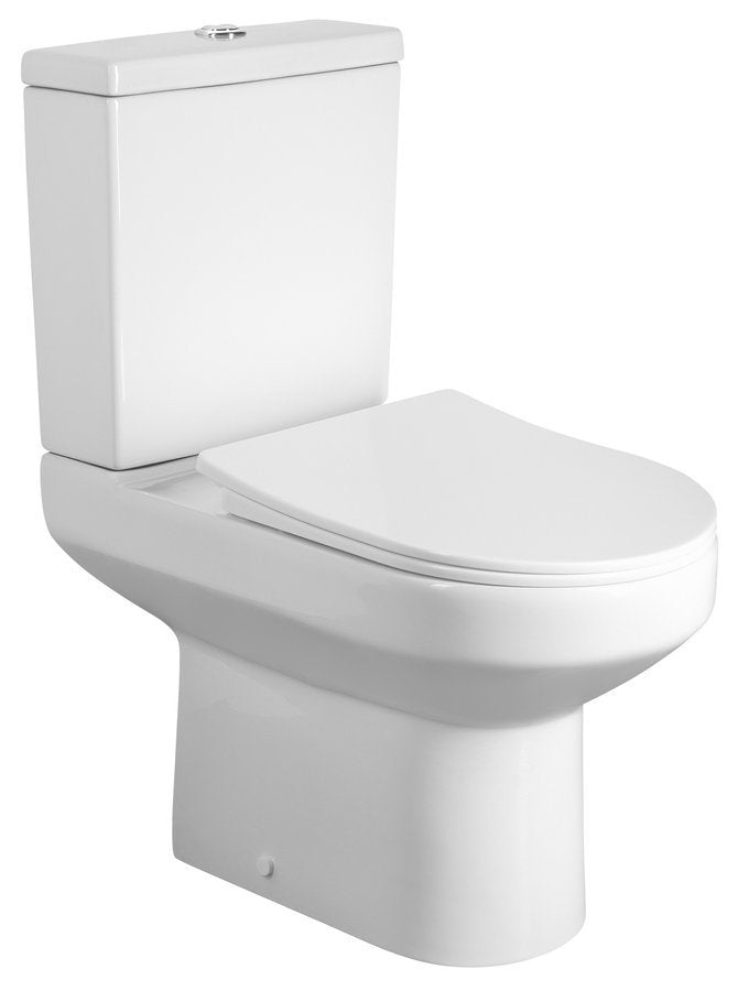 Vermet Staand Toiletpot 38,0x63,5 cm Keramiek Wit