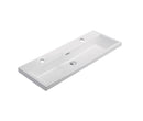 Wastafel Compact Keramiek 100x49x4,5 cm 2 kraangaten