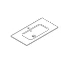 Arcqua Pakaru Wastafel Keramiek Wit 1 Kraangat (120cm 2 kraangaten)