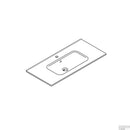 Arcqua Pakaru Wastafel Keramiek Wit 1 Kraangat (120cm 2 kraangaten)