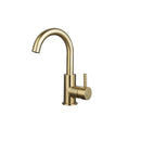 Luzi Wastafelmengkraan Largo met draaibare uitloop Goud Geborsteld