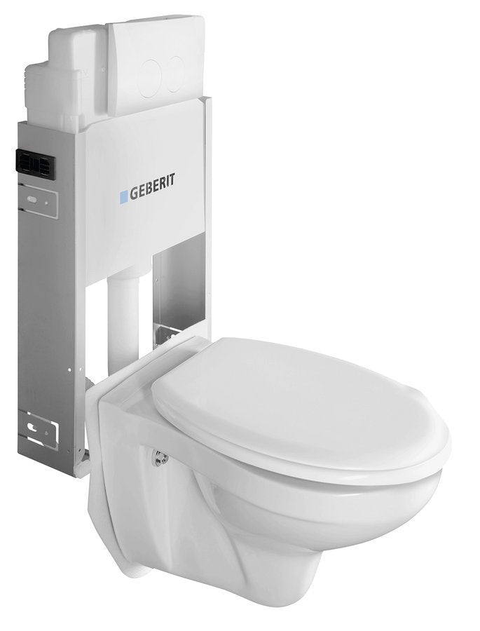 Taurus Wandtoilet WC inclusief Geberit Inbouwframe + Drukknop