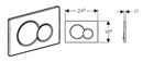 NERA Wandtoilet WC inclusief Geberit Inbouwframe + Drukknop
