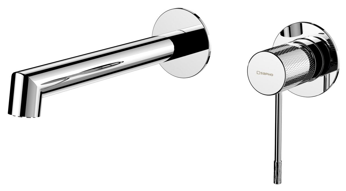 Sapho Solaris 2-Gats Inbouw Wastafelkraan Chroom