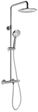 Opbouw doucheset thermostaat kraan Ribbd chroom cool touch