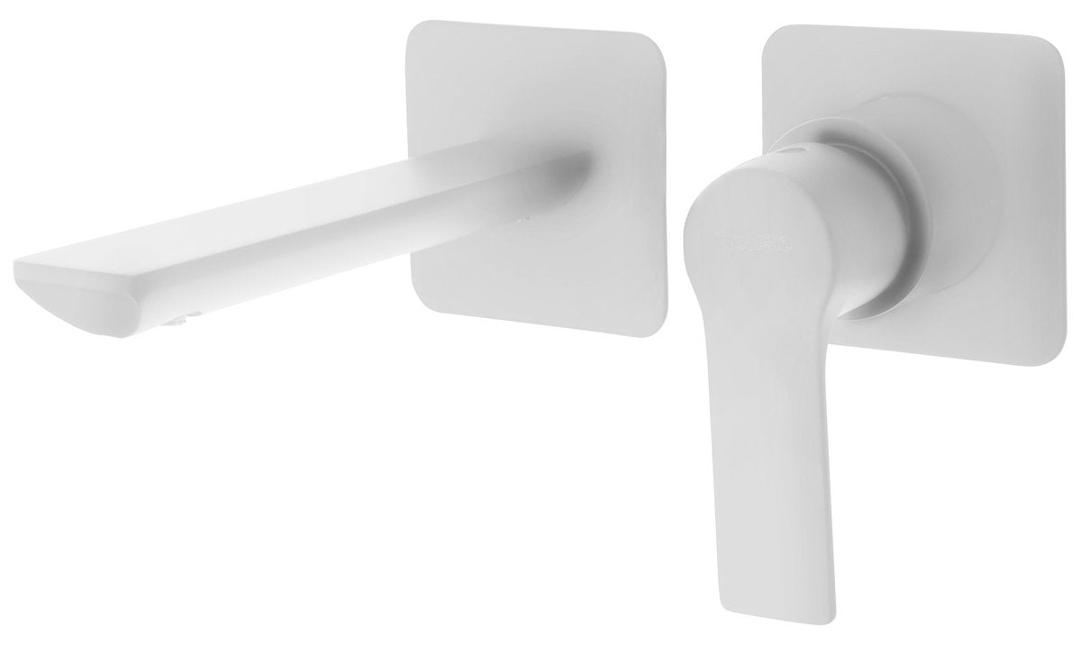 Sapho Pax Inbouw Wastafelkraan Mat Wit